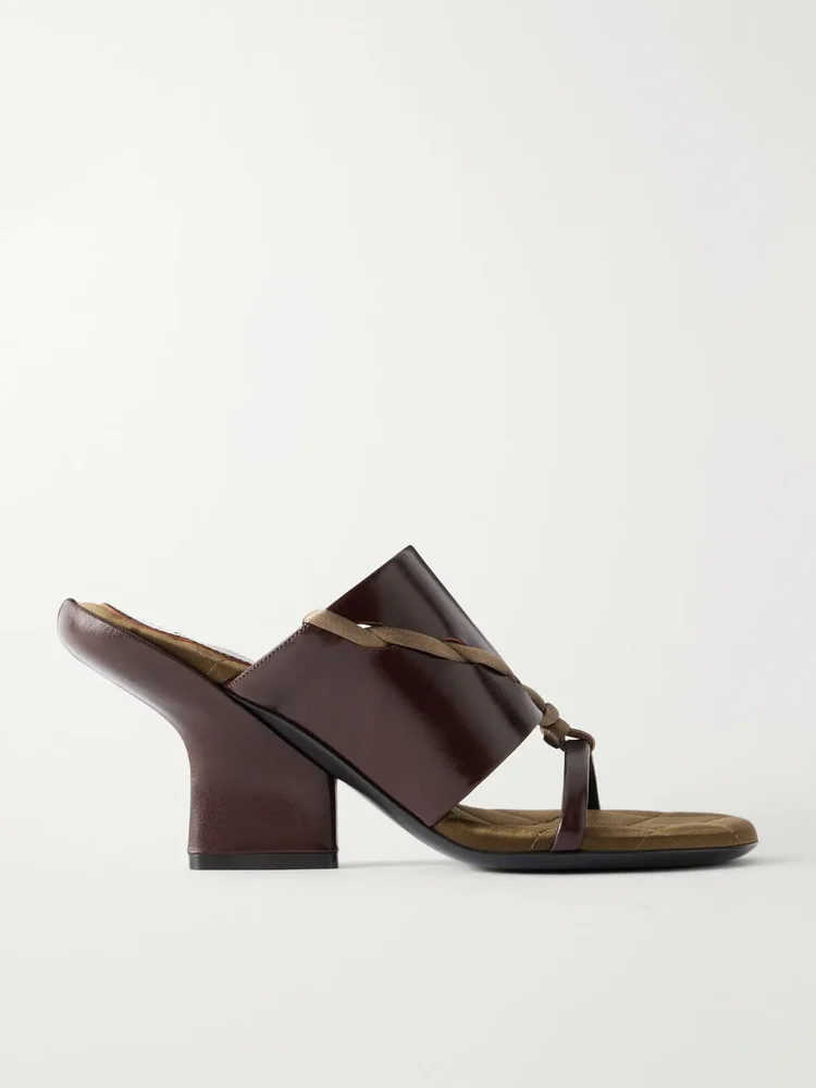 Safi 55 Embellished Satin Mules