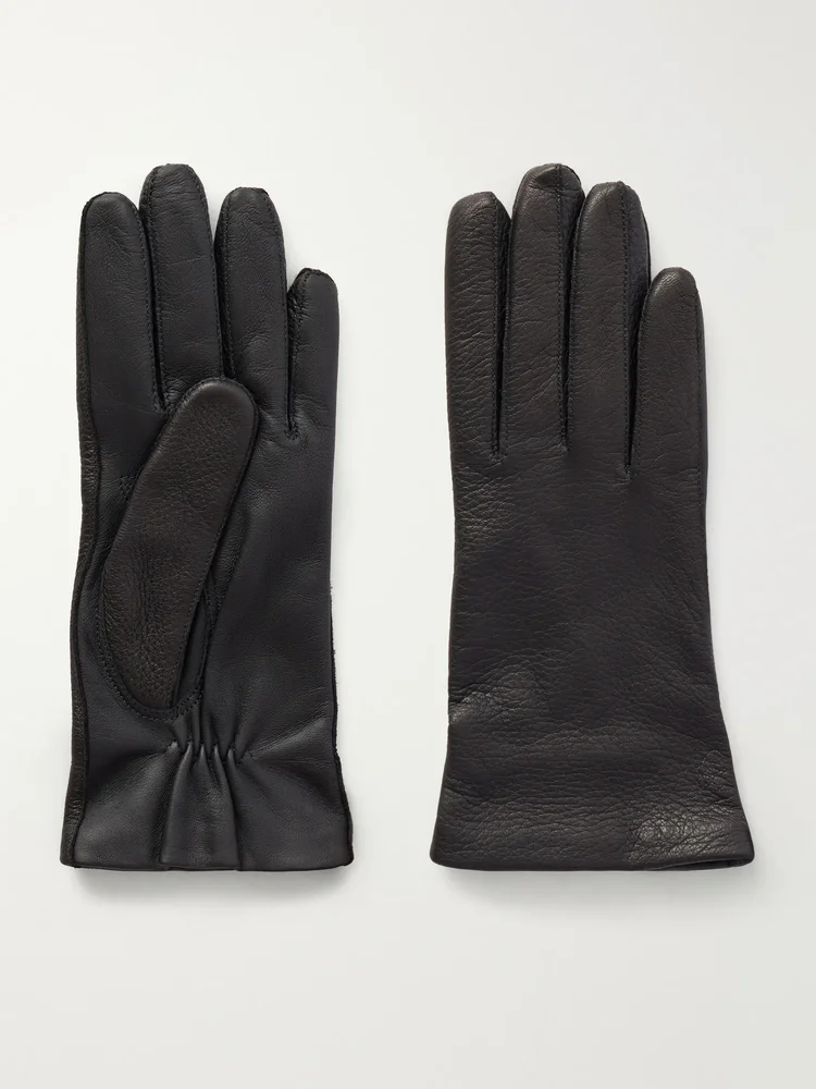 Leather gloves