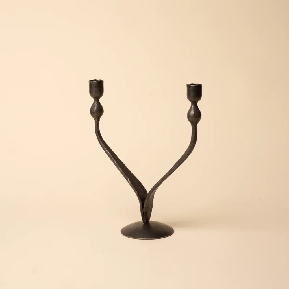 Forged Iron Dual Taper Holder