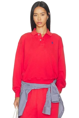 Island Fleece Polo Sweatshirt
