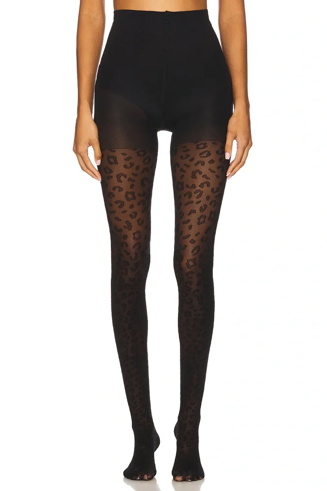 x L'eggs Leopard Tights