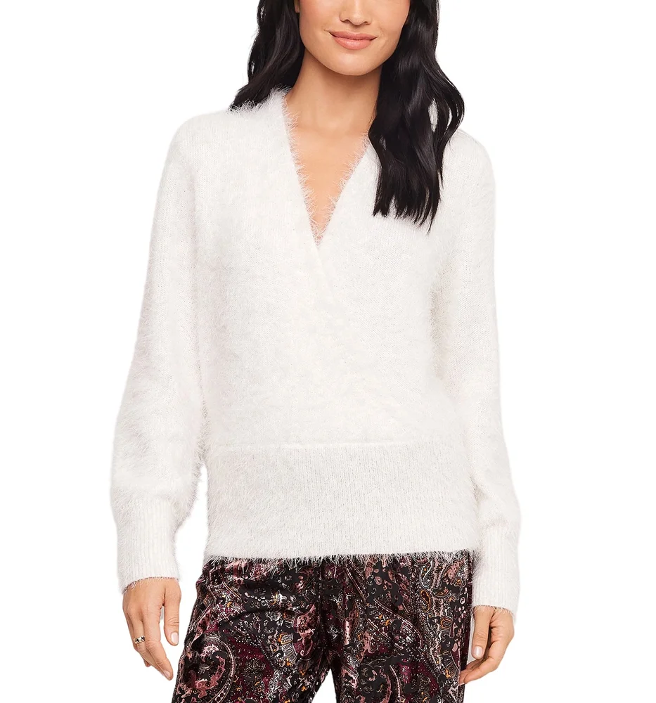Eyelash Wrap Sweater