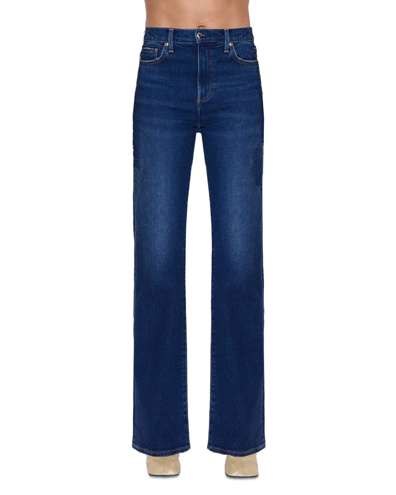 Evie High Rise Slim Bootcut Jeans in Penthouse