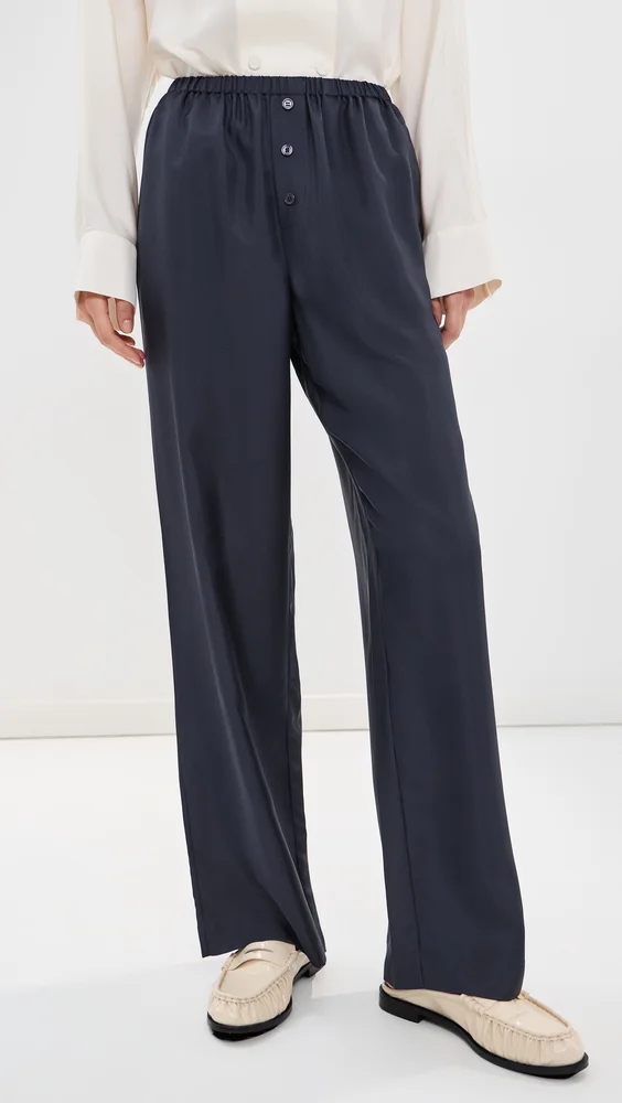 Silk Relaxed Trousers