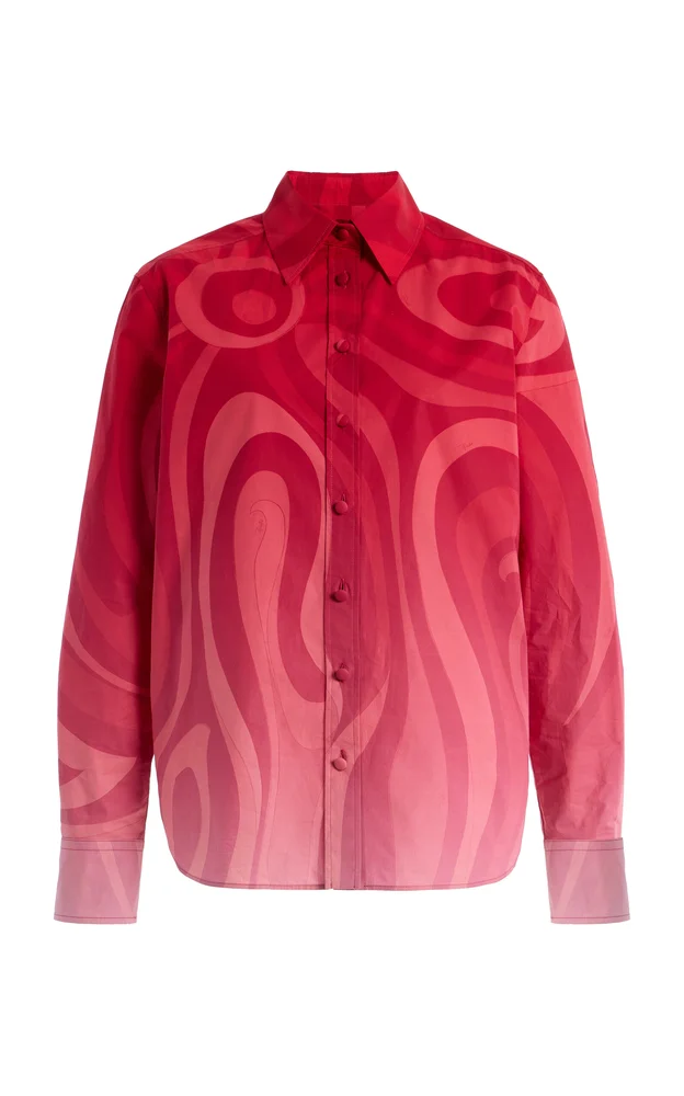 Gradient Poplin Shirt