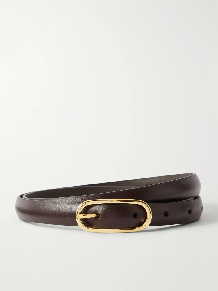 Leather belt