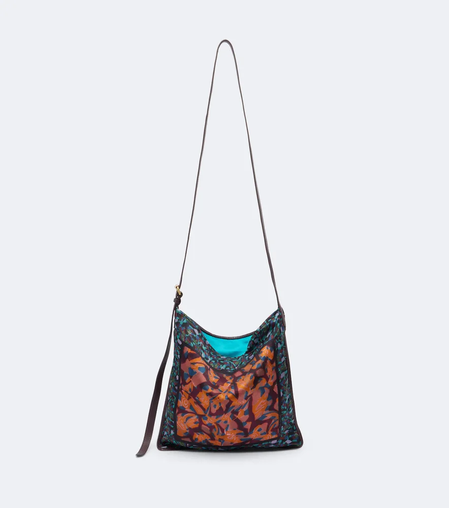 Small printed shoulder bag