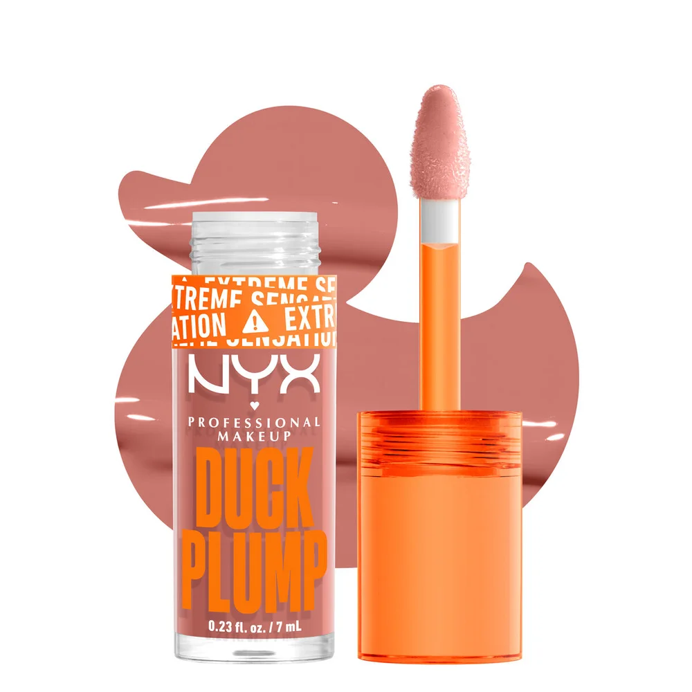 Duck Plump High Pigment Plumping Lip Gloss in BANGIN BARE