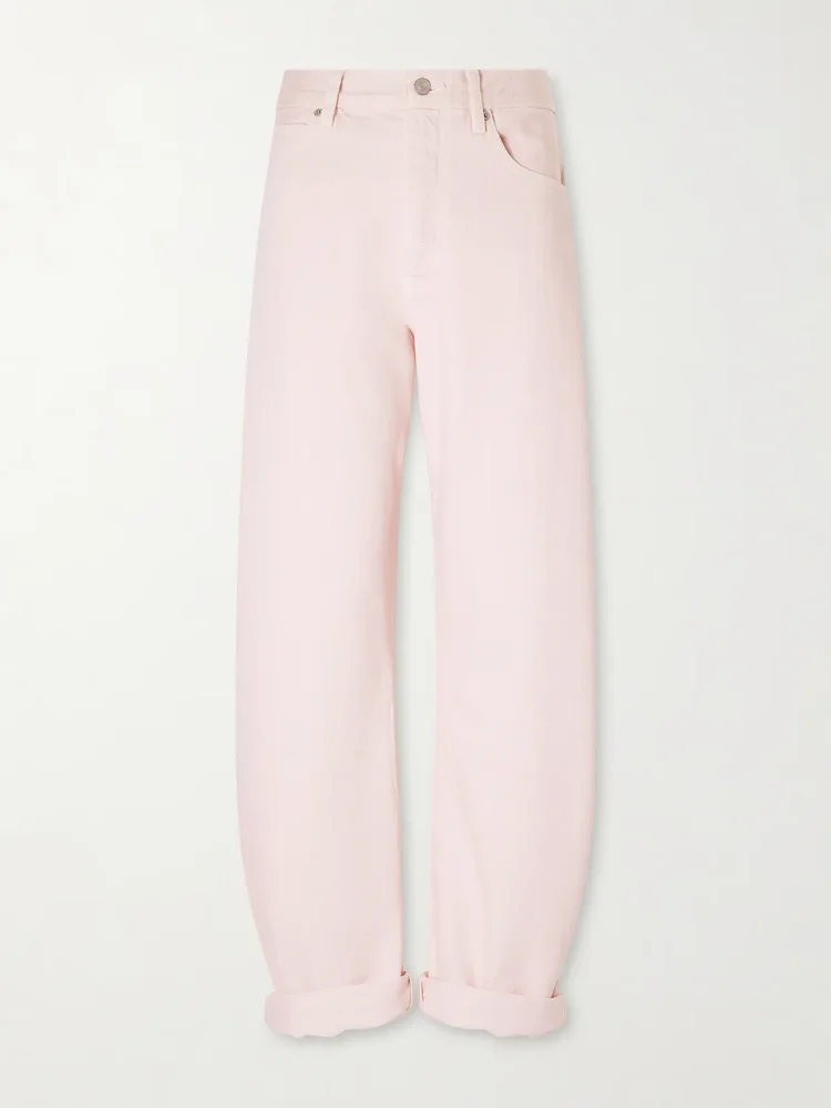 the bubble high rise wide leg jeans