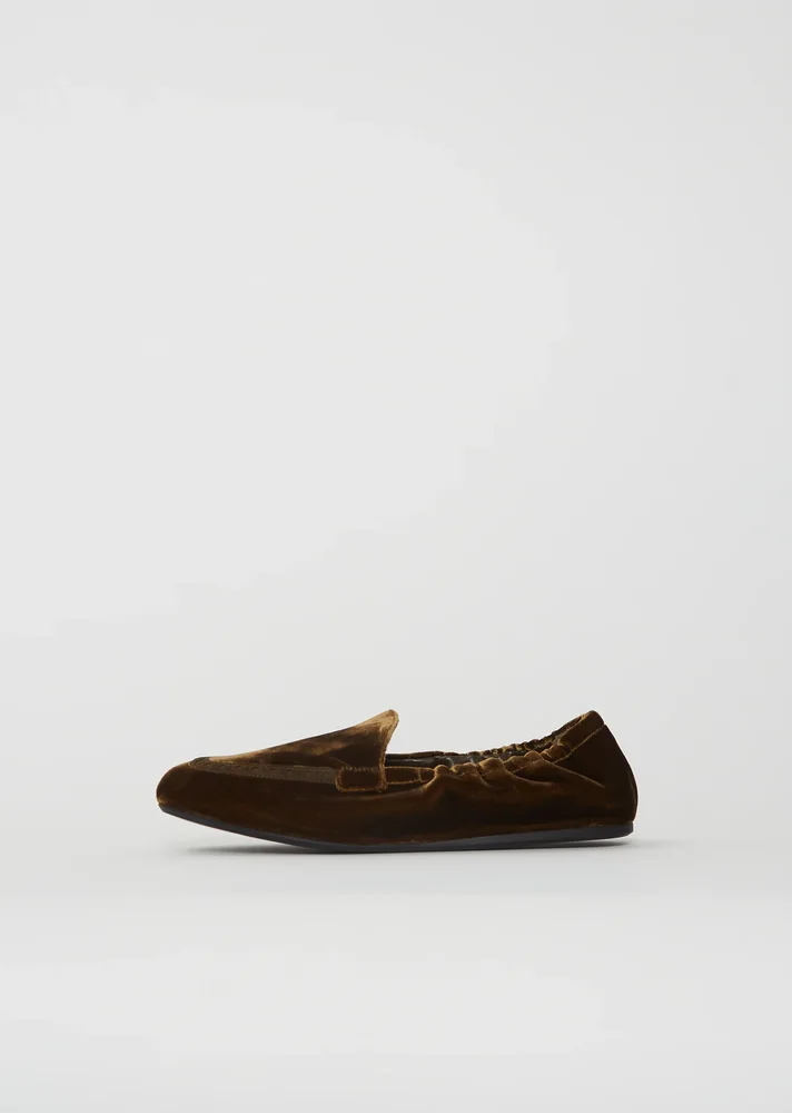 Spark Navy Velvet Slipper (Women)