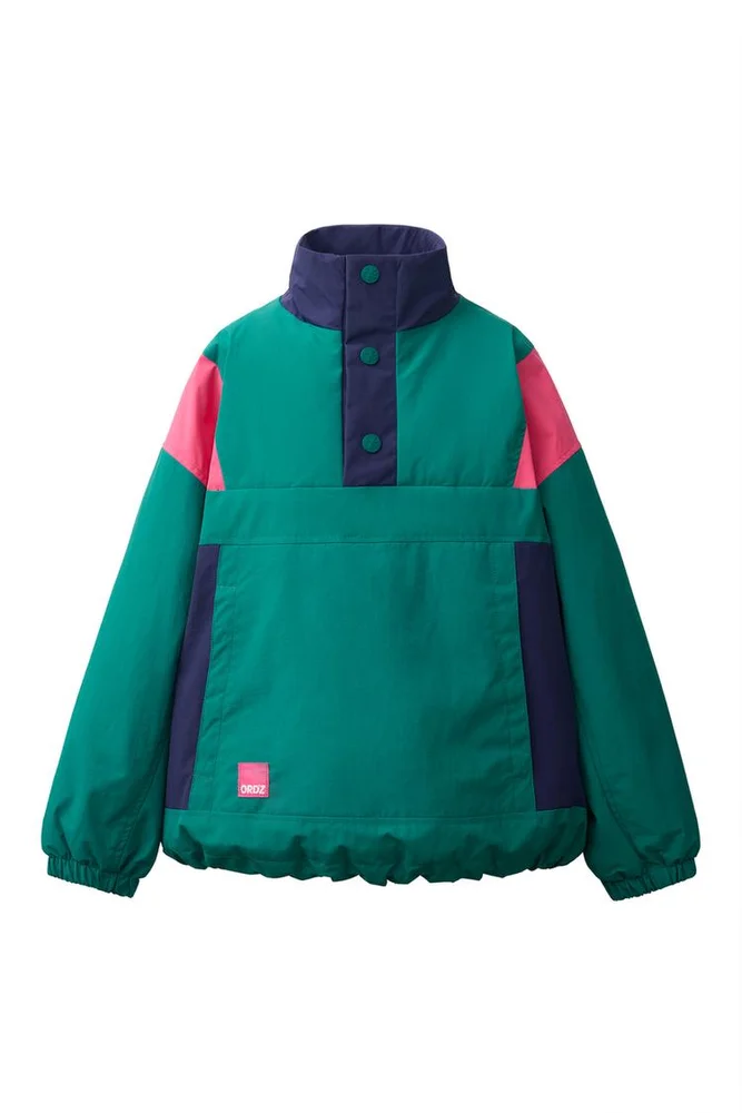 Colorblock Water-Repellent Kangaroo Jacket (Boys)