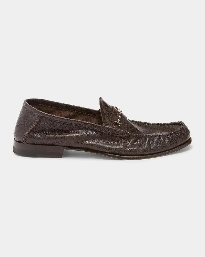 Moc Toe Leather Loafers