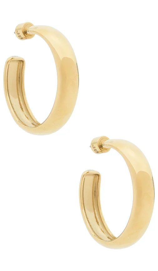 Staple Hoops Large Earrings