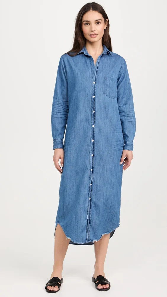 Chambray Shirtdress