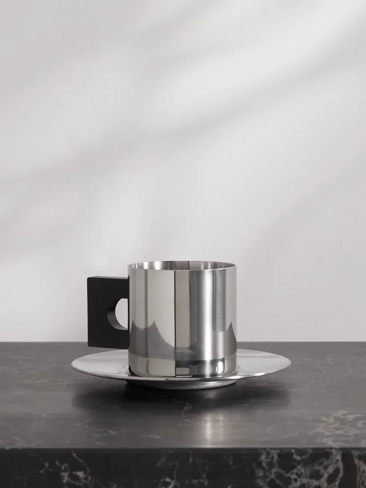 + Sophia Roe S.R. Collection stainless steel cup and saucer set