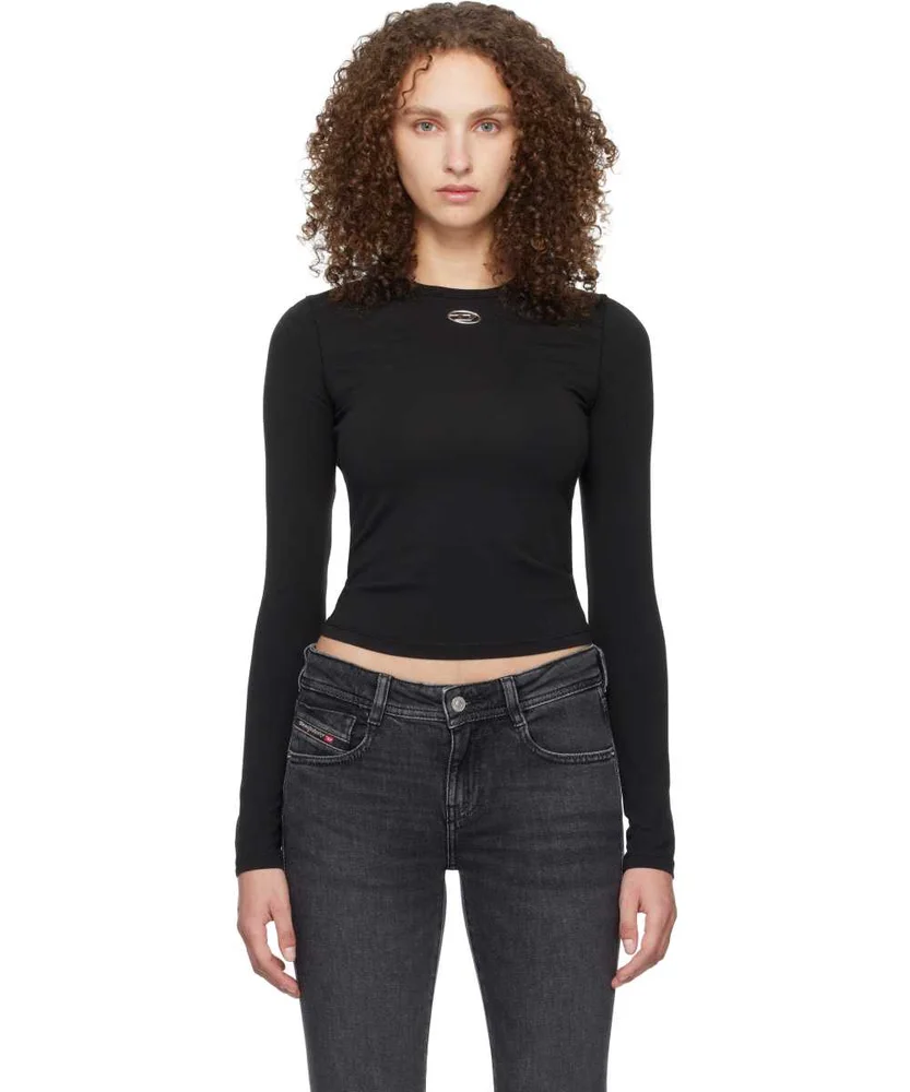 Black T-Uncutieslong-Ls-Od T-shirt