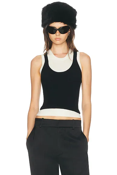 Tai Layered Knit Tank