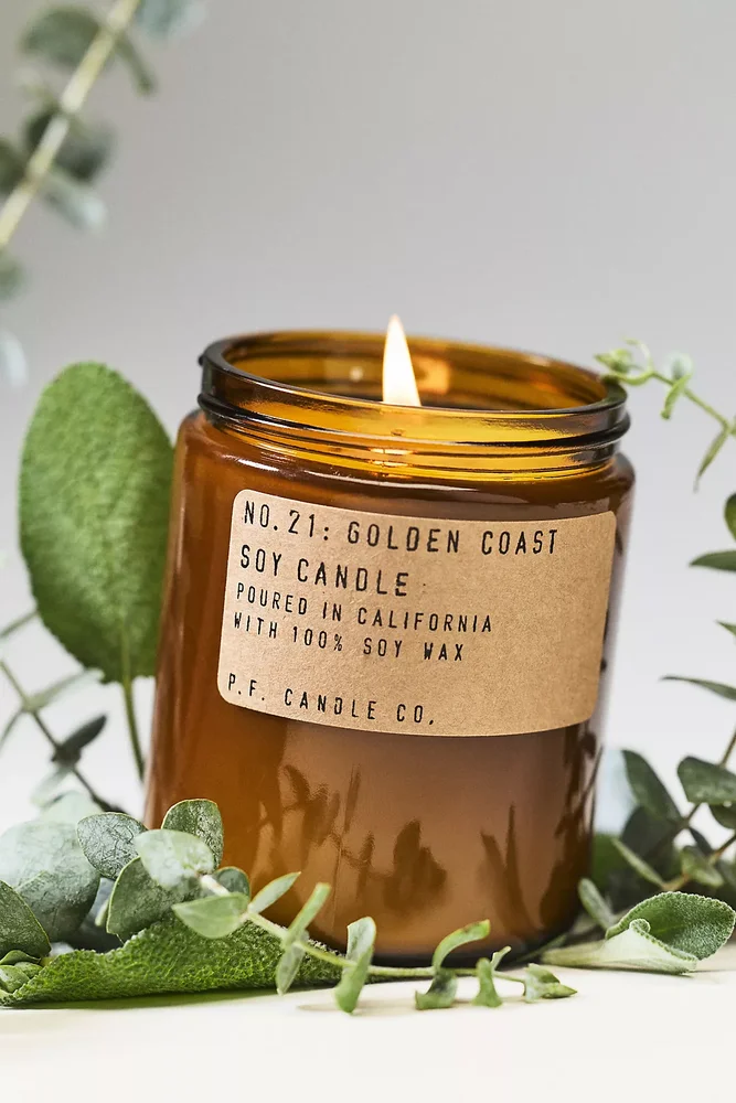 Fresh Golden Coast Glass Candle