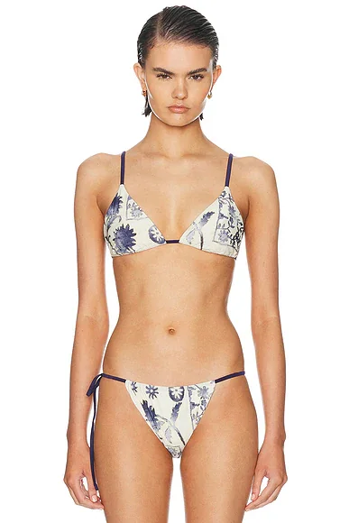 Phillipa String Triangle Bikini Top