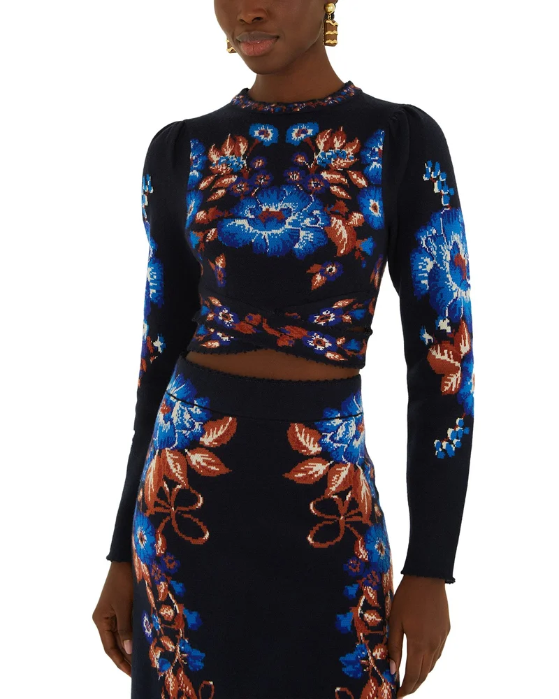 Bow Garden Knit Top