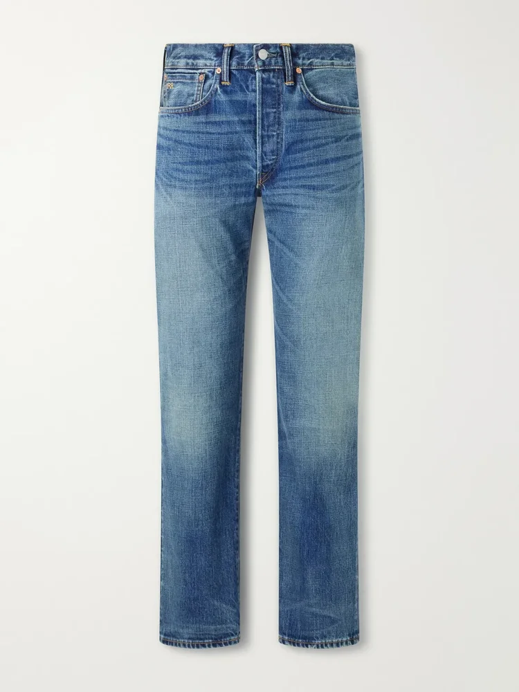 Straight-Leg Selvedge Jeans