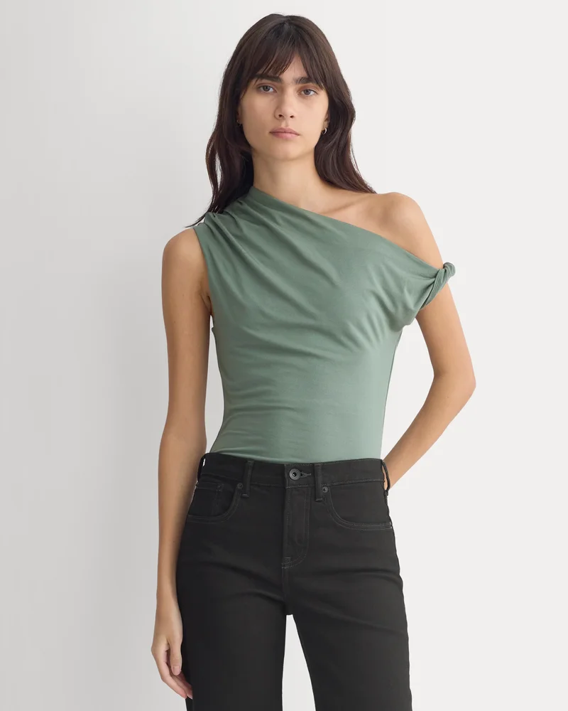 Drapey Jersey Off-The-Shoulder Top | Laurel Wreath