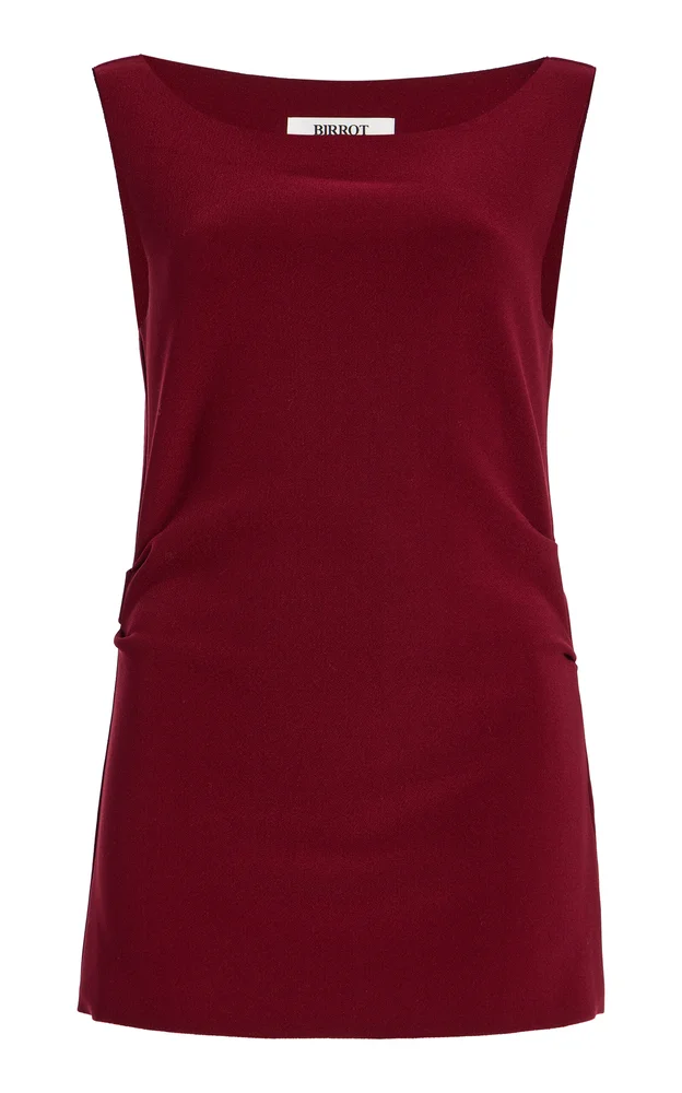 Lay2 Draped Crepe Top