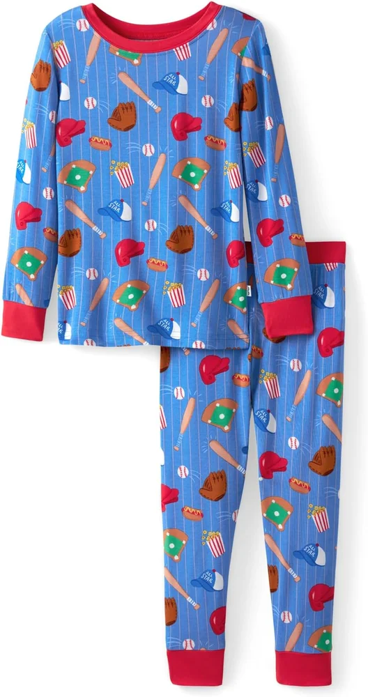 Long-Sleeve Two-Piece Pajama Set
