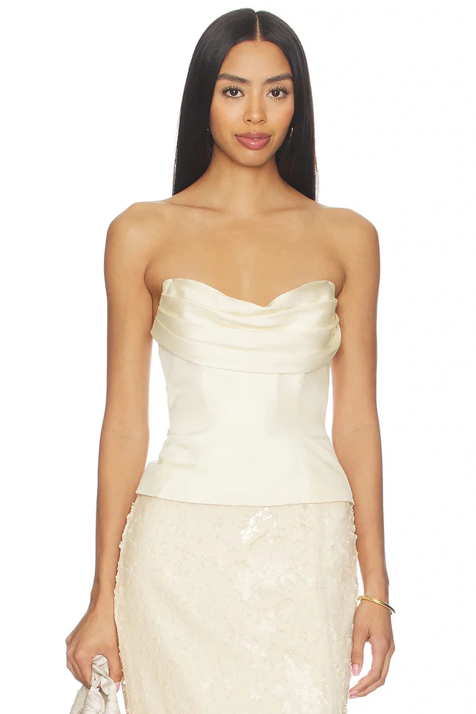 The Volta Silk Bustier