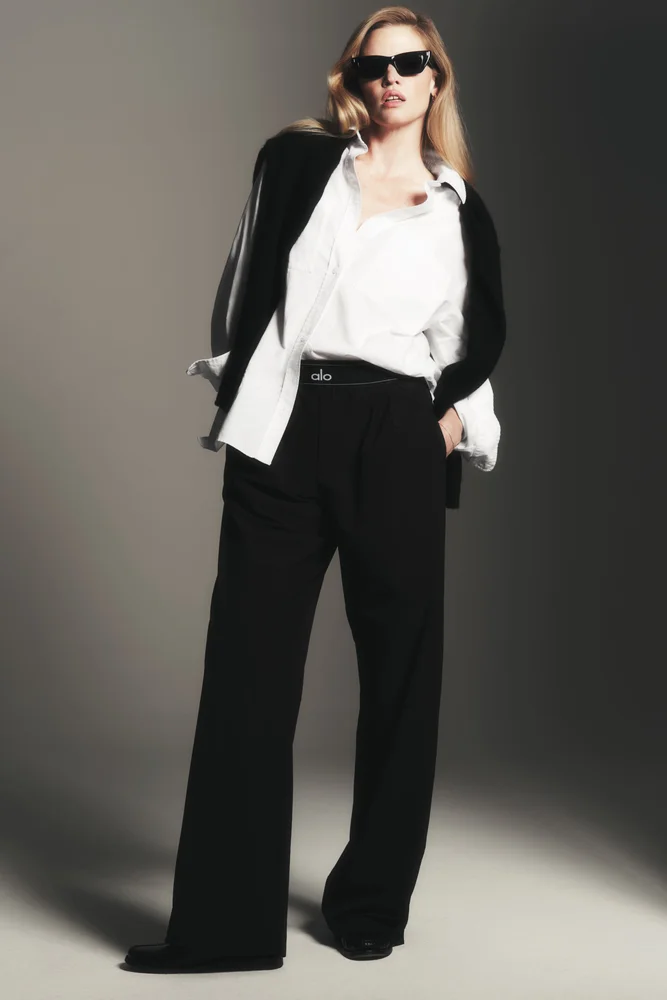 Aloyoga Suit Up Trouser (Regular) - Black