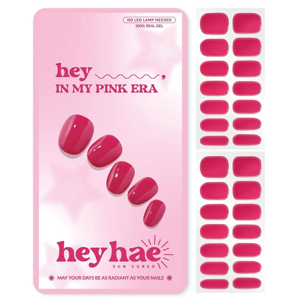 Semi Cured Gel Nail Strips in In My Pink Era