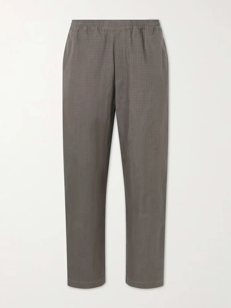 Banasa Straight-Leg Cotton-Blend Trousers