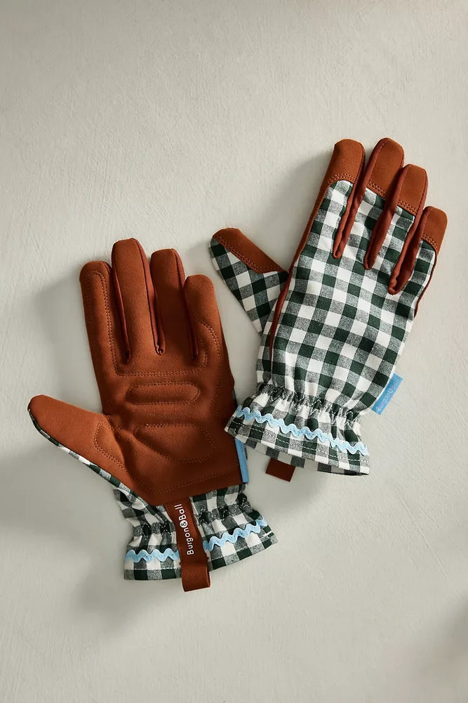 Gingham Garden Gloves