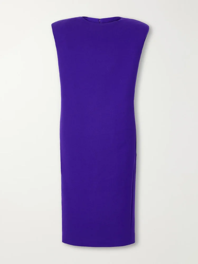 Wool midi dress