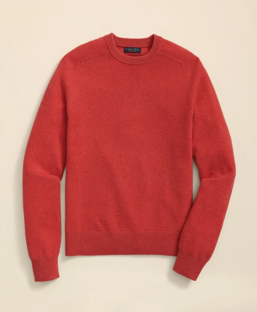 3-Ply Cashmere Crewneck Saddle Shoulder Sweater