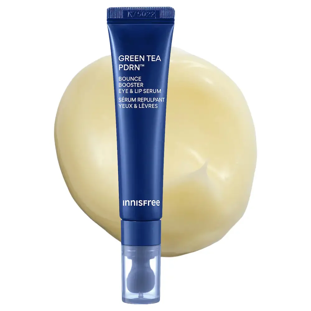 Green Tea PDRN Korean Smoothing Eye & Lip Serum for Fine Lines + Wrinkles