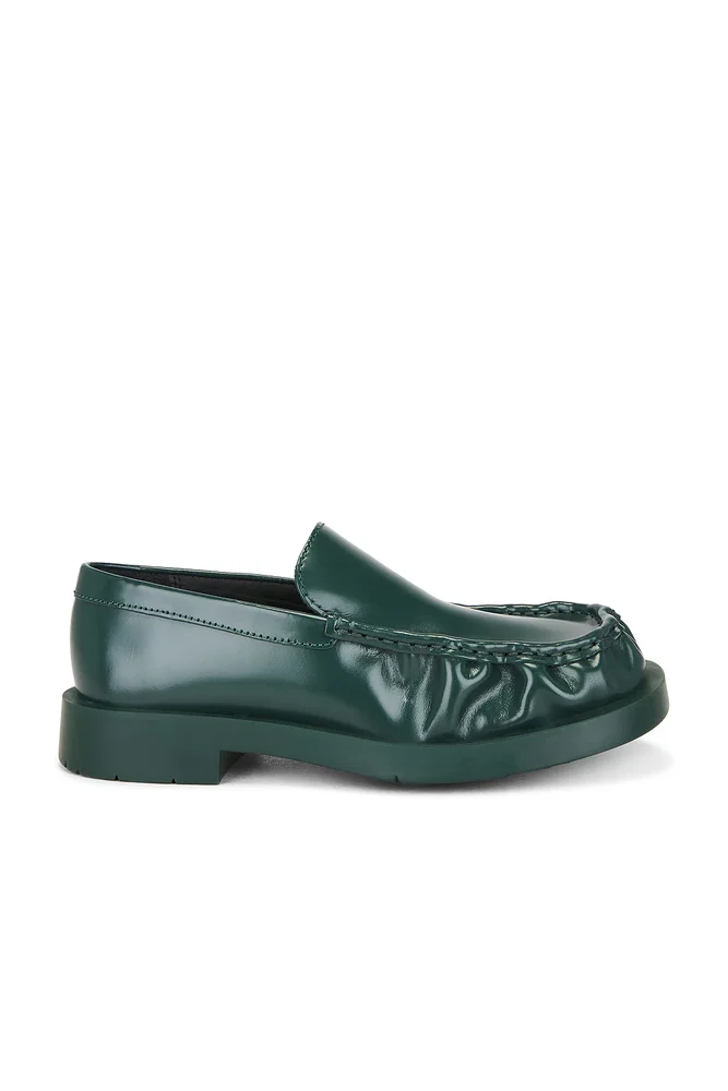 Grace Loafer - Embossed Croc :: Brown