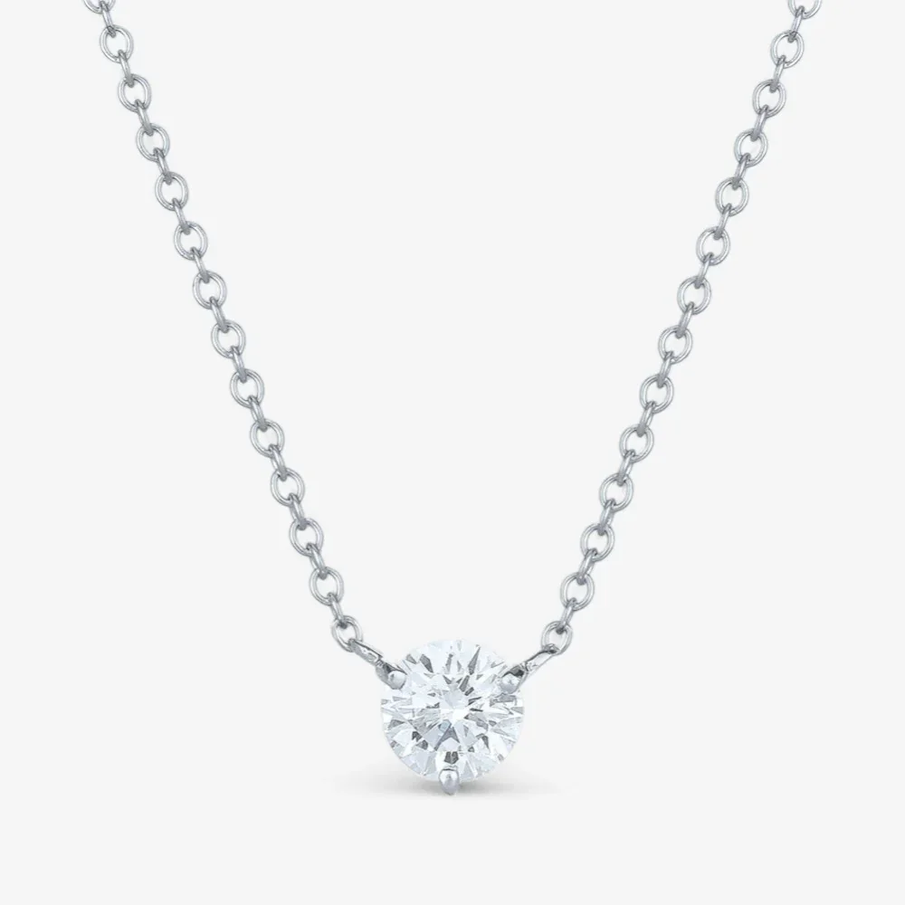 Signature Diamond Solitaire Necklace