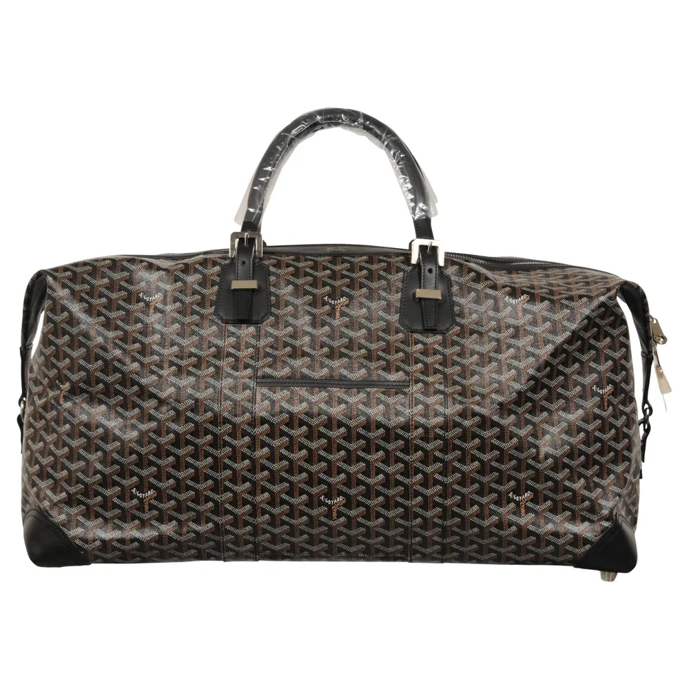 Pre-Owned Boeing 55 Duffle Black Brown