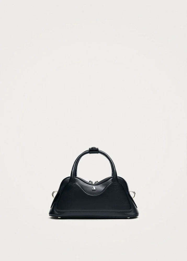 Hilma Mini Black Leather Bag