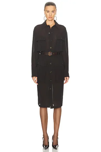 Midi Shirt Dress