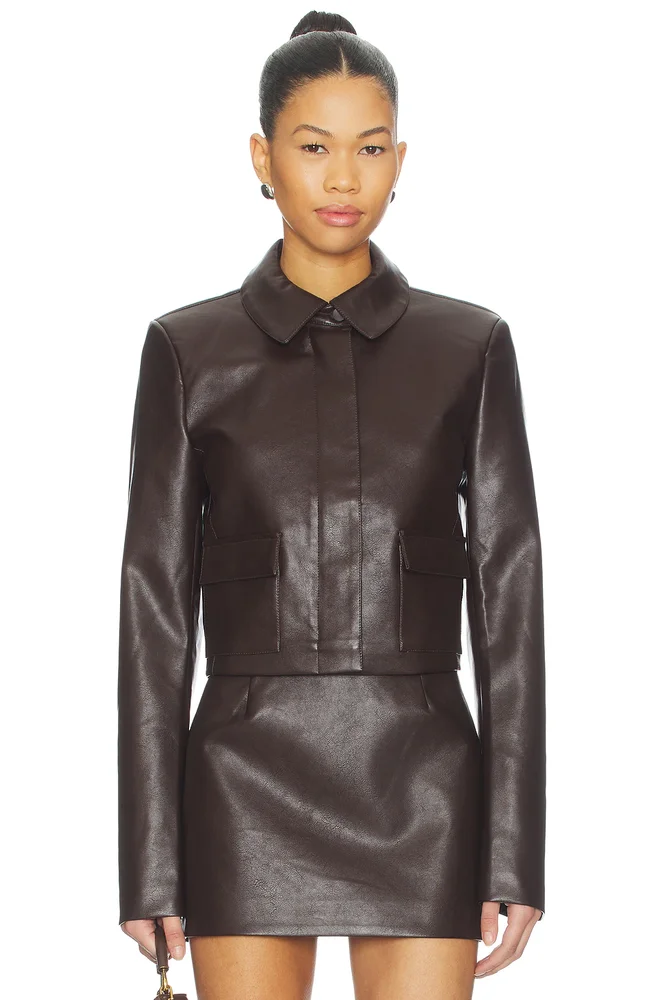 Bleeker Faux Leather Jacket