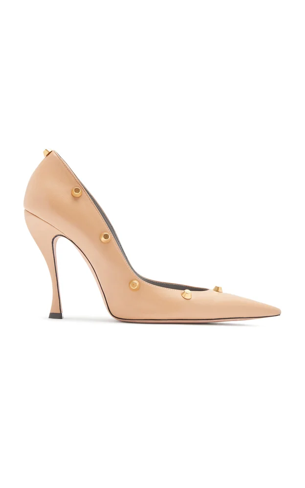 Midnight City Leather Pumps