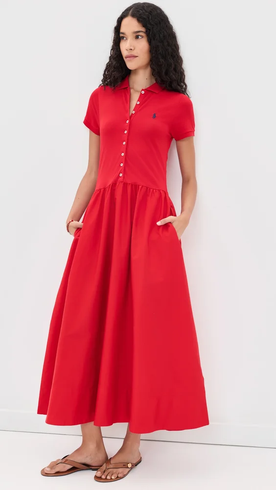 Poplin Collared Dress