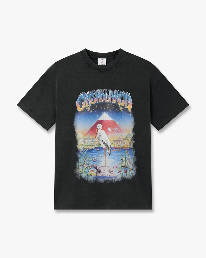 Black Egypt As It Was Oversized Short Sleeve T-Shirt