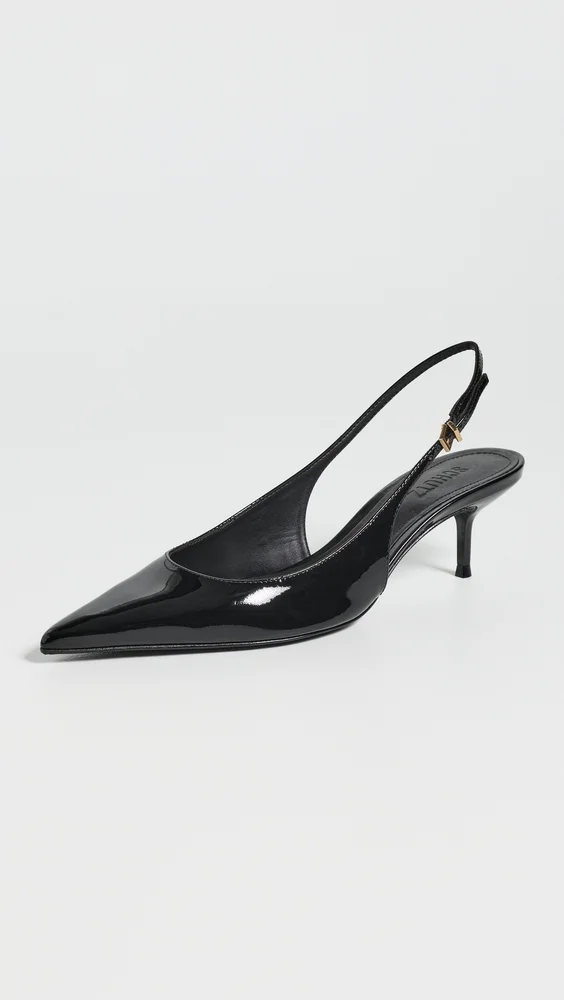 Paola Mid Slingback Kitten Heels