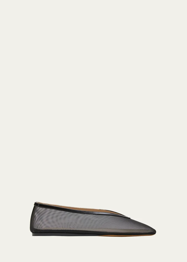 Luna Mesh Ballerina Flats