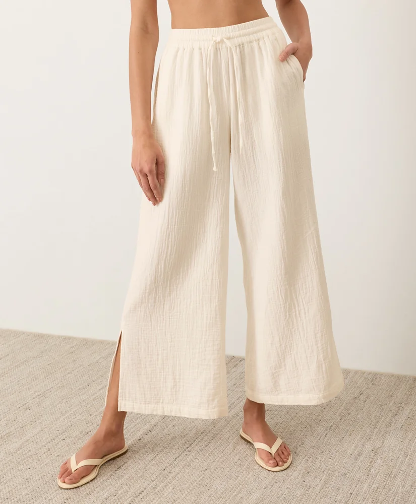 Herringbone Split Hem Zip Legging
