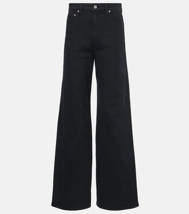 Dane high-rise wide-leg jeans