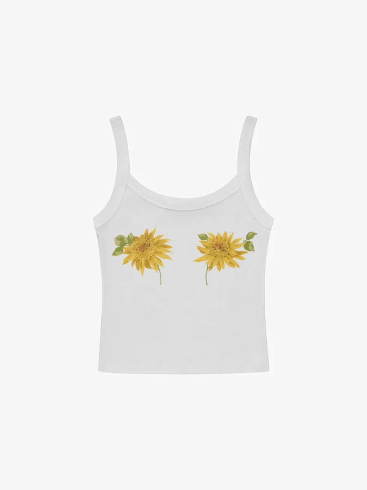 Harley Tank - Golden Flower